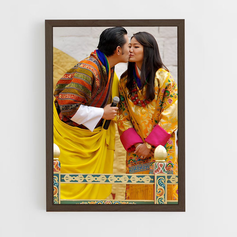 ap-prince jigme namgyel wangchuck-3 cadre Bois foncé