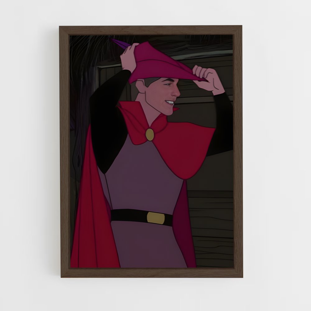 ap-prince philip-3 cadre Bois foncé