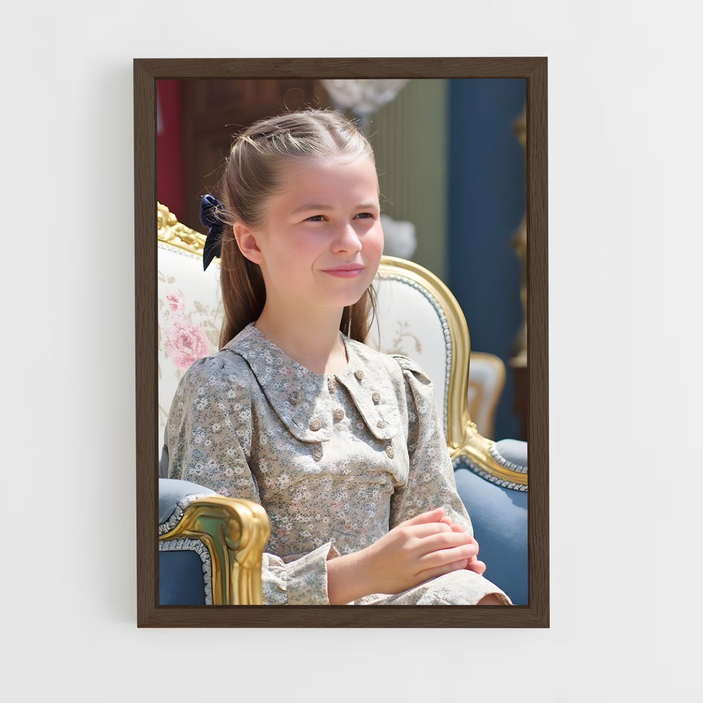 ap-princess charlotte-1 cadre Bois foncé