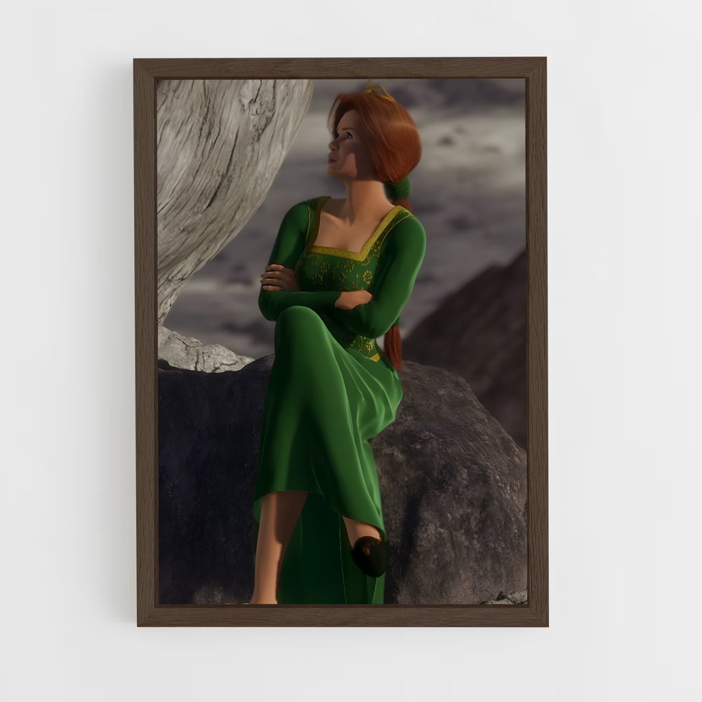 ap-princess fiona-7 cadre Bois foncé