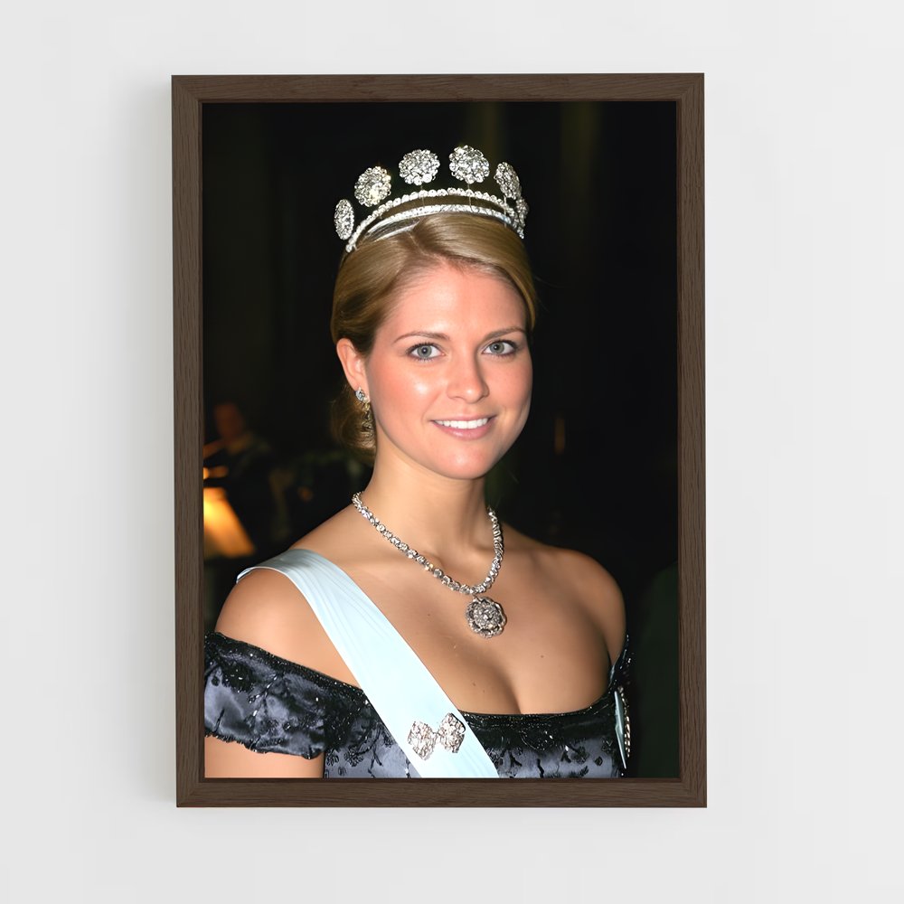 ap-princess madeleine-3 cadre Bois foncé