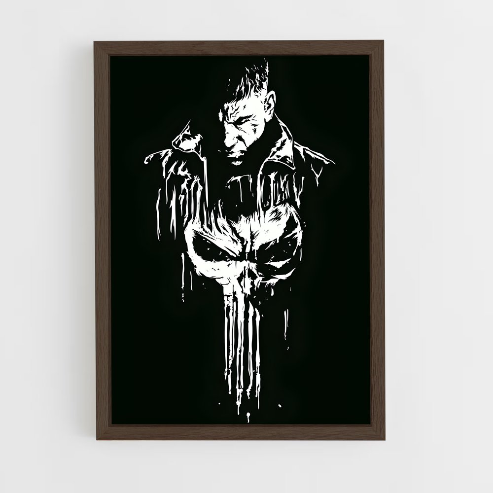 ap-punisher-16 cadre Bois foncé