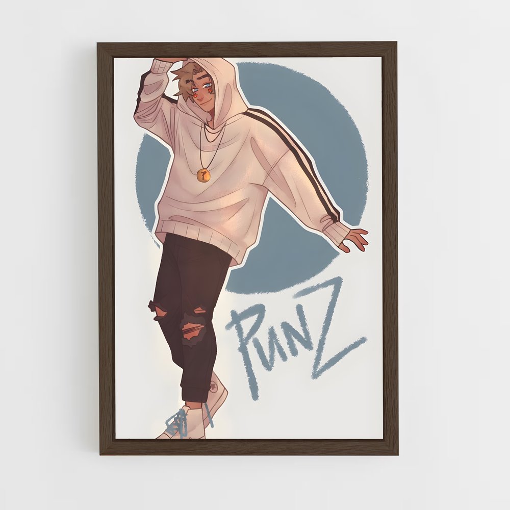 ap-punz-2 cadre Bois foncé