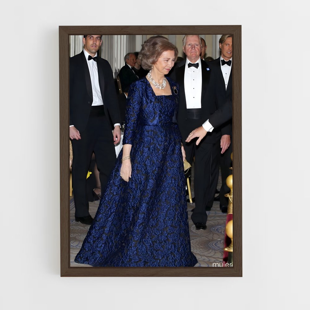 ap-queen sofia-4 cadre Bois foncé