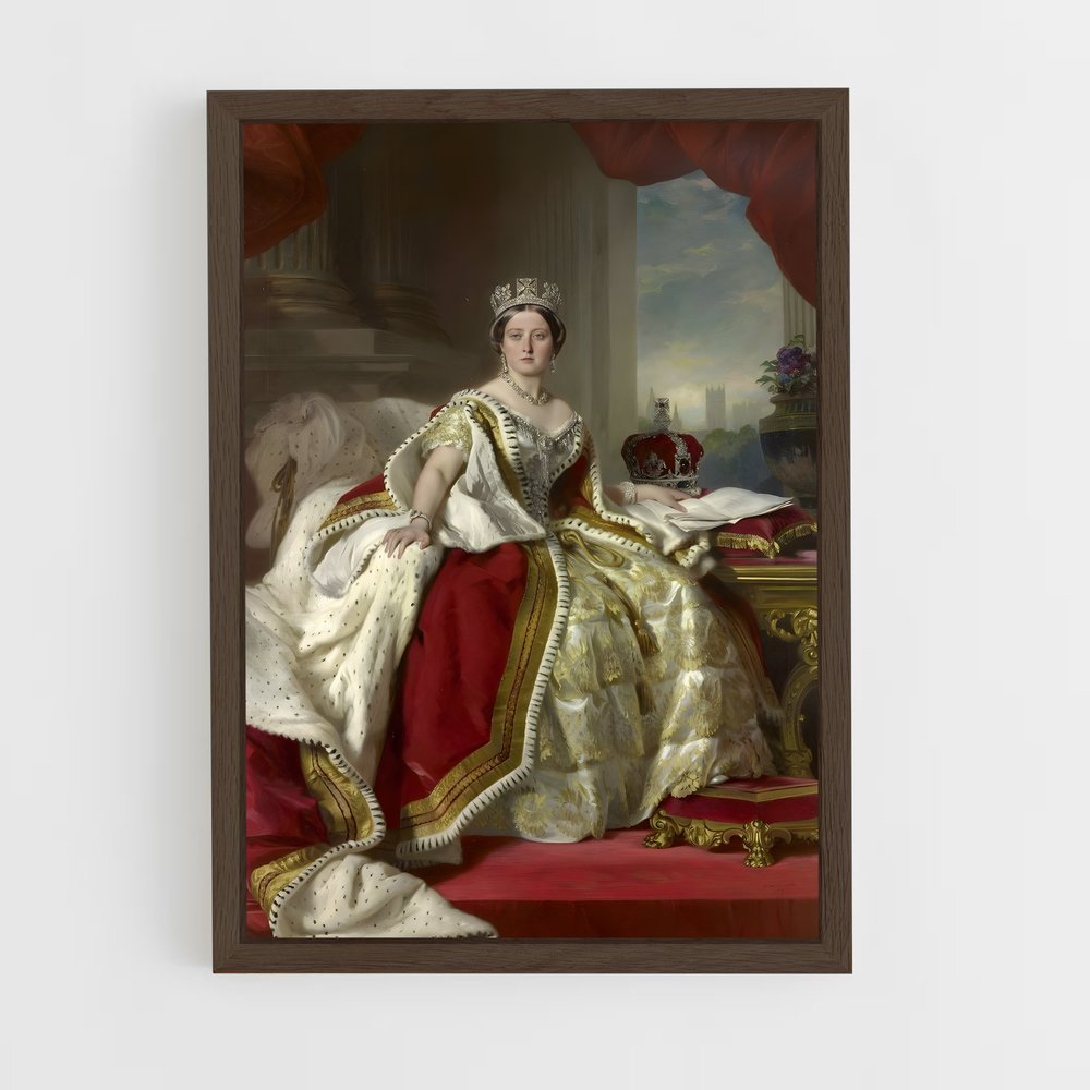 ap-queen victoria-2 cadre Bois foncé