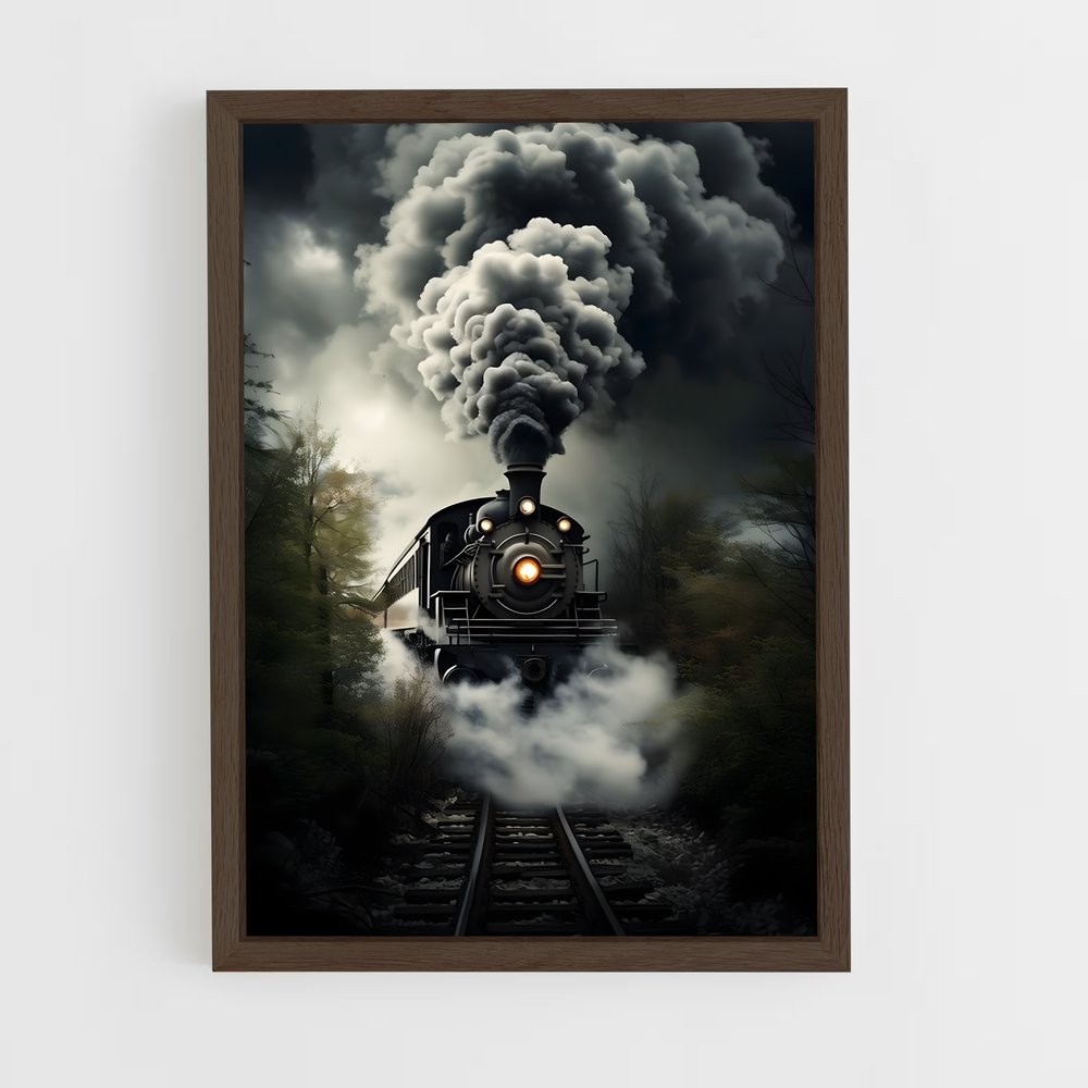 ap-railroad-6 cadre Bois foncé