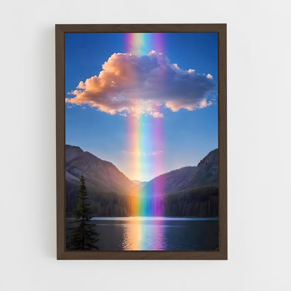 ap-rainbow arc-3 cadre Bois foncé