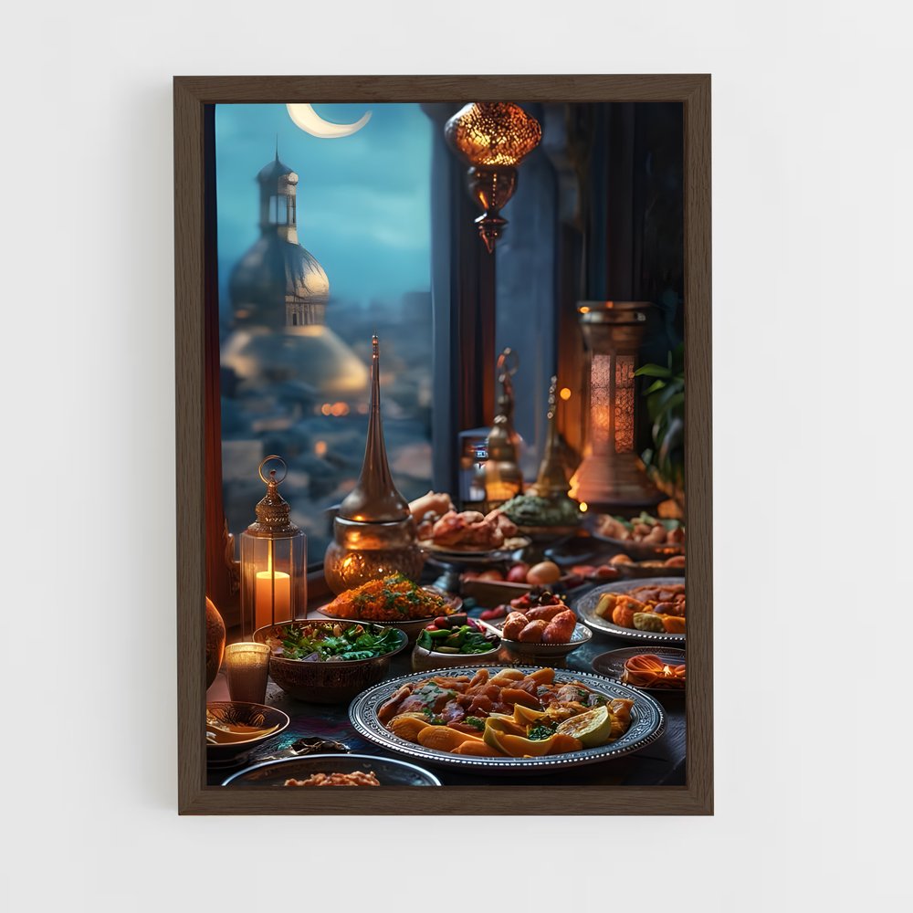 ap-ramadan-6 cadre Bois foncé