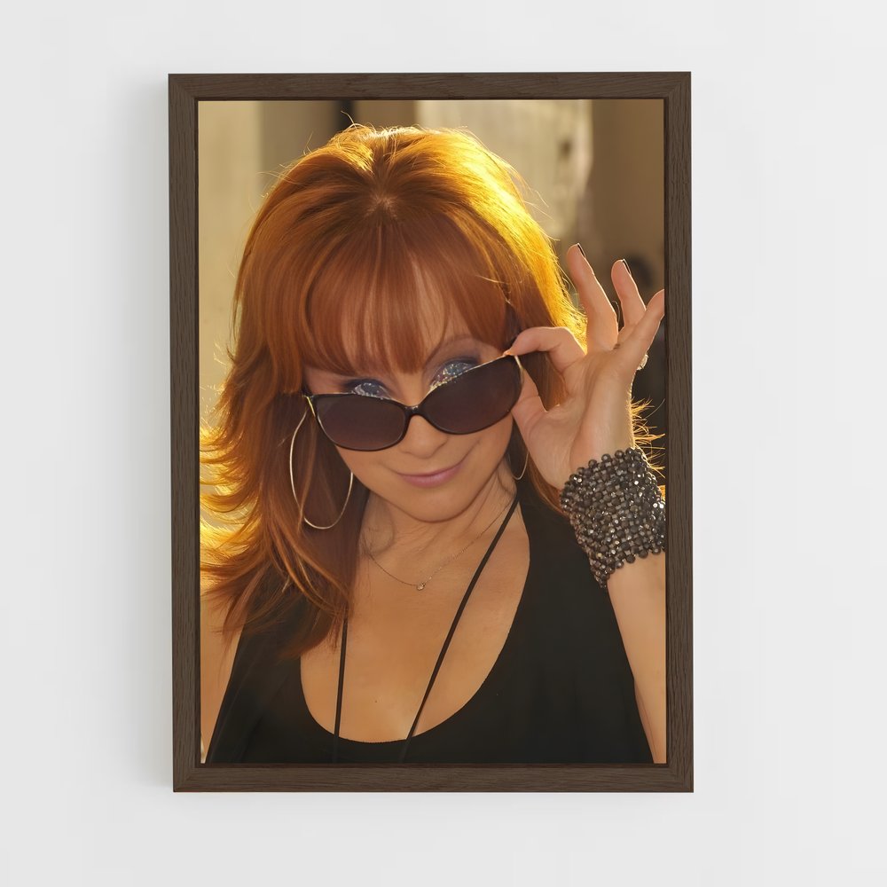 ap-reba mcentire-3 cadre Bois foncé