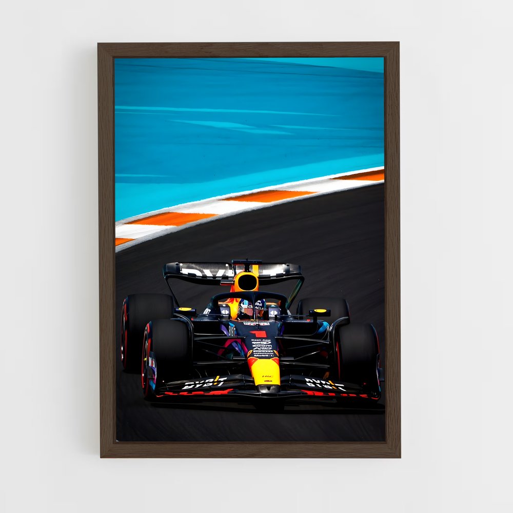 ap-red bull rb19-2 cadre Bois foncé