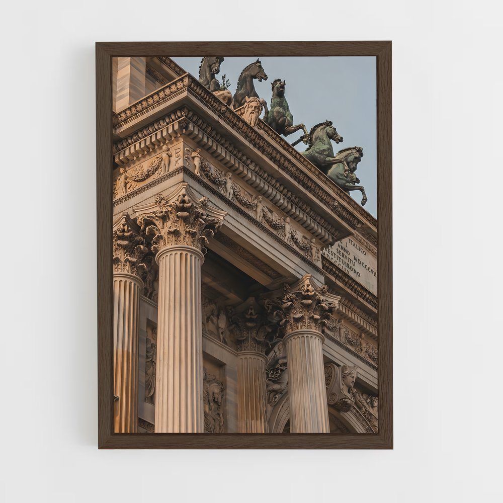 ap-renaissance architecture-9 cadre Bois foncé