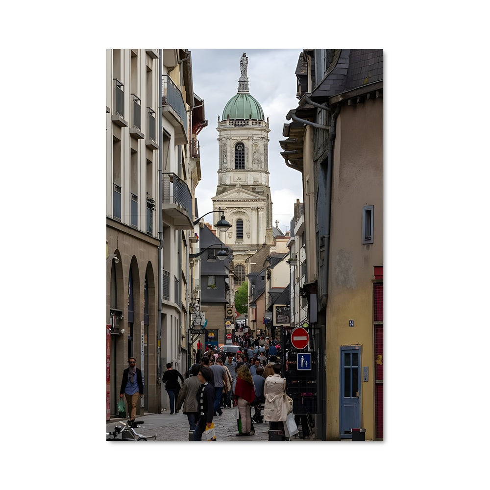 Poster Promenade à Rennes
