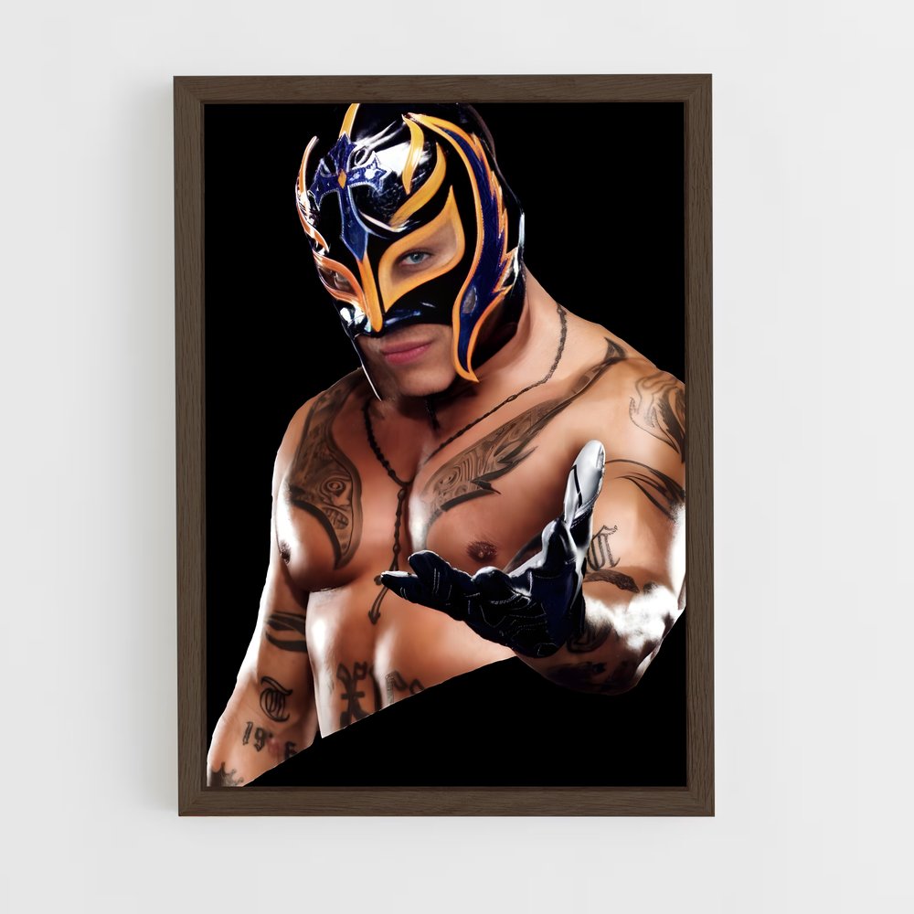 ap-rey mysterio-4 cadre Bois foncé