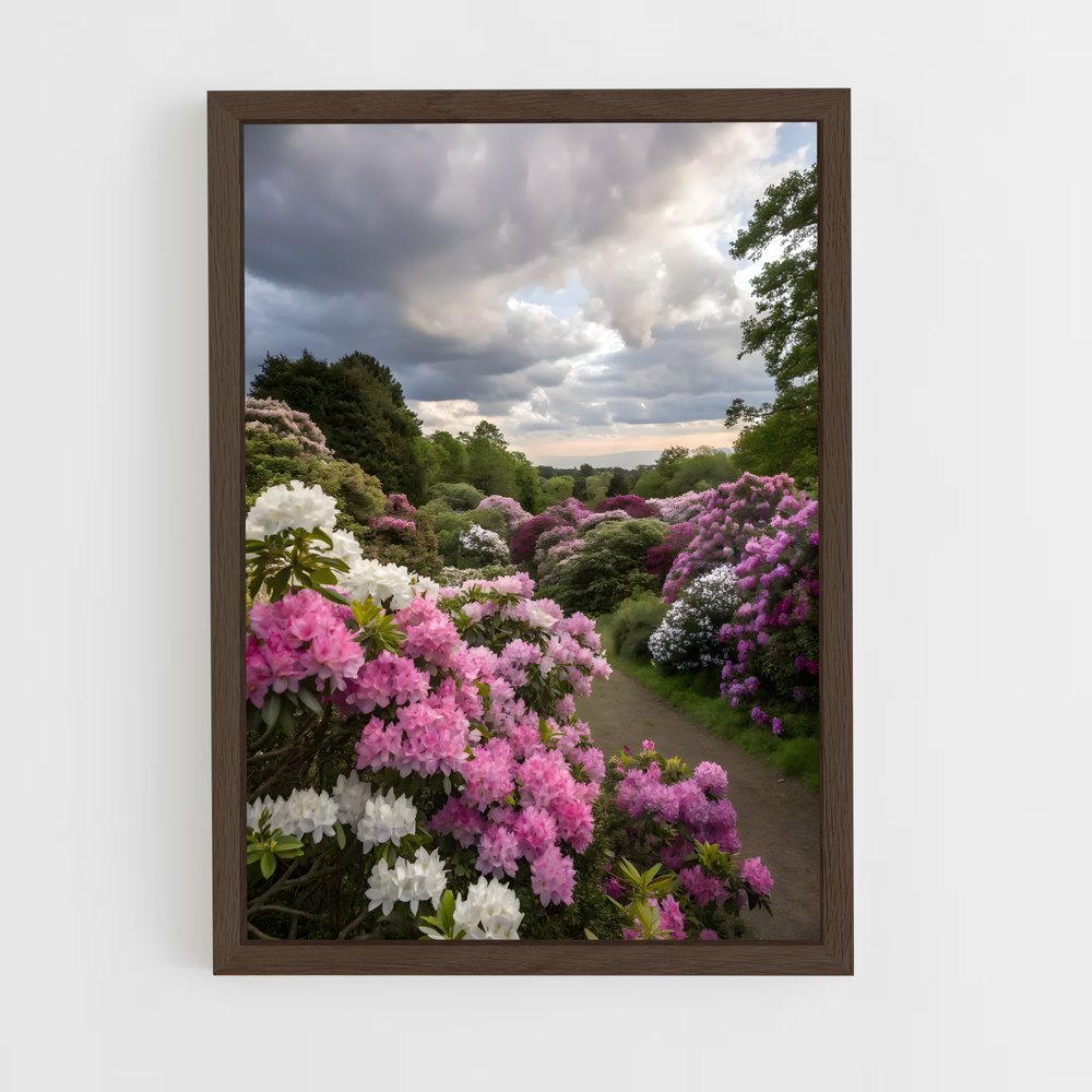 ap-rhododendron-3 cadre Bois foncé