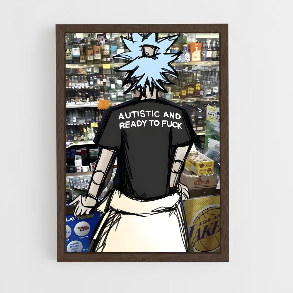 ap-rick sanchez-1 cadre Bois foncé