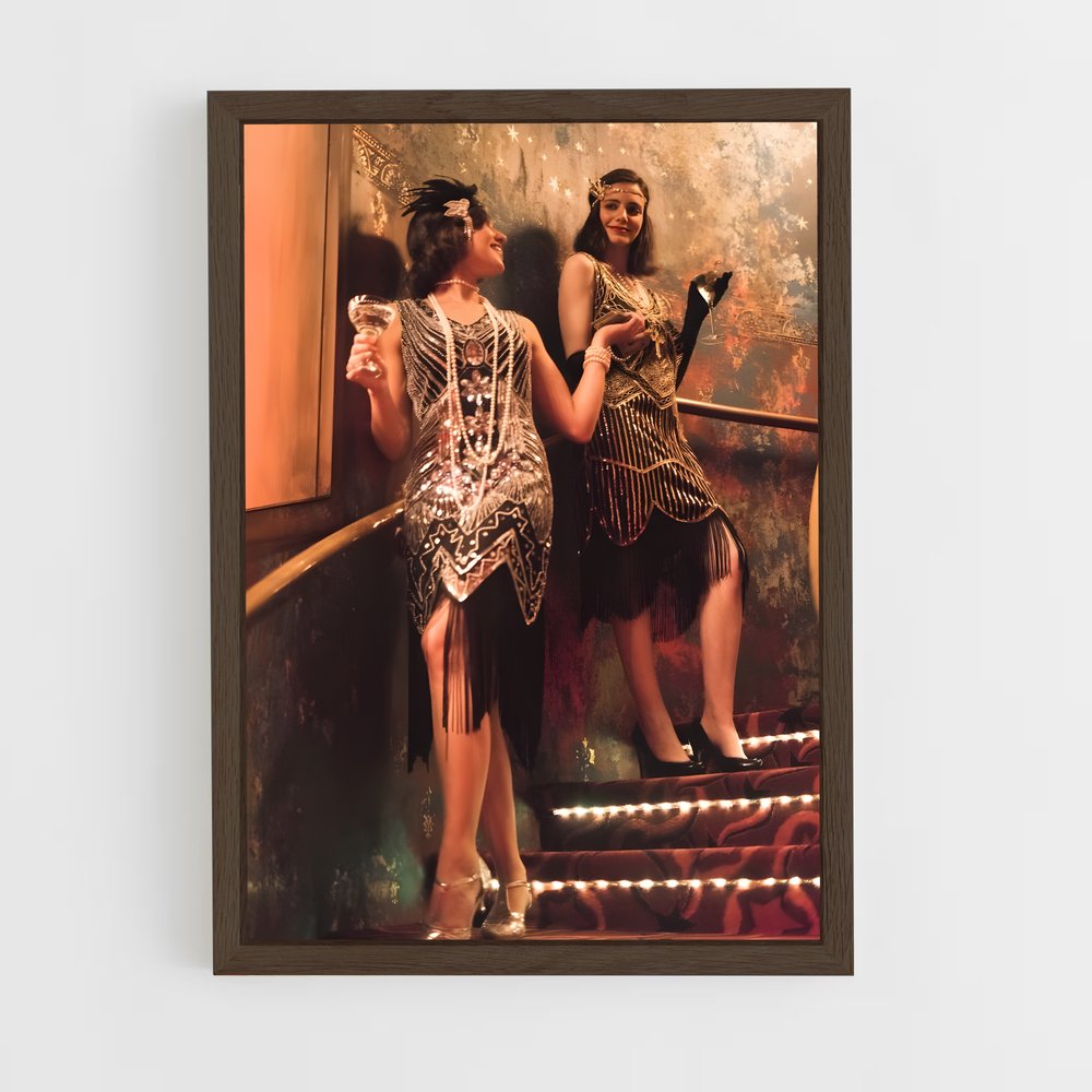 ap-roaring twenties-1 cadre Bois foncé