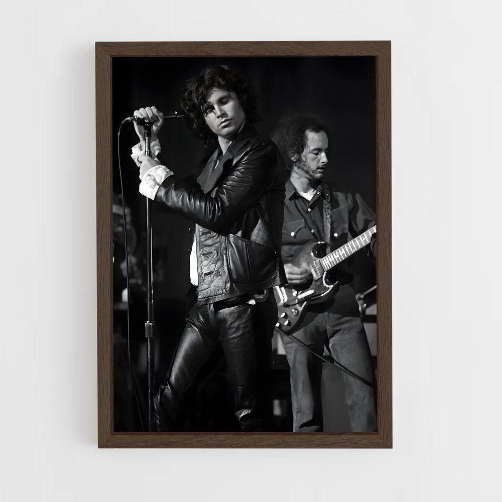 ap-robby krieger-6 cadre Bois foncé