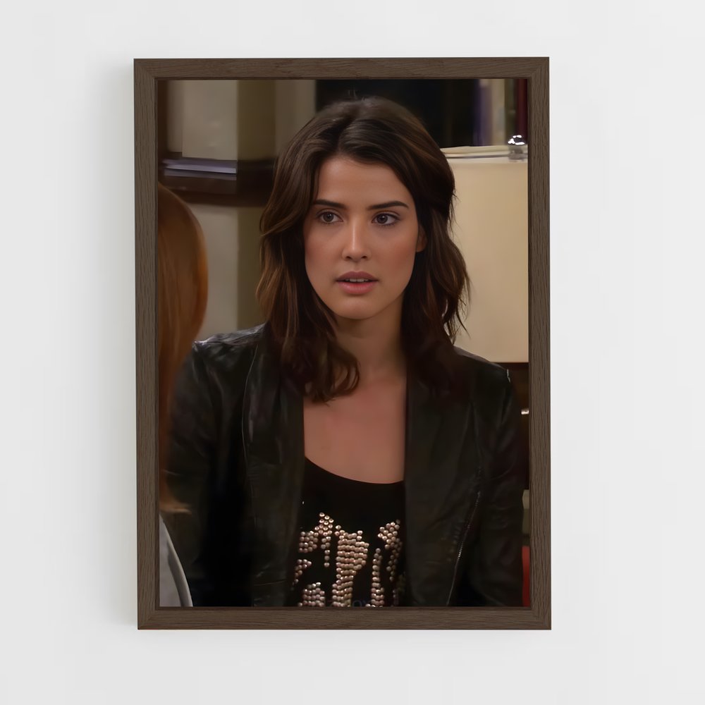 ap-robin scherbatsky-3 cadre Bois foncé