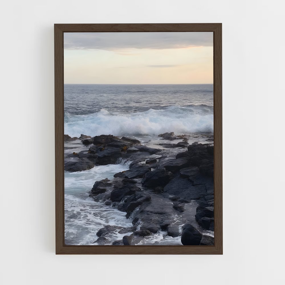 ap-rocky beach-1 cadre Bois foncé