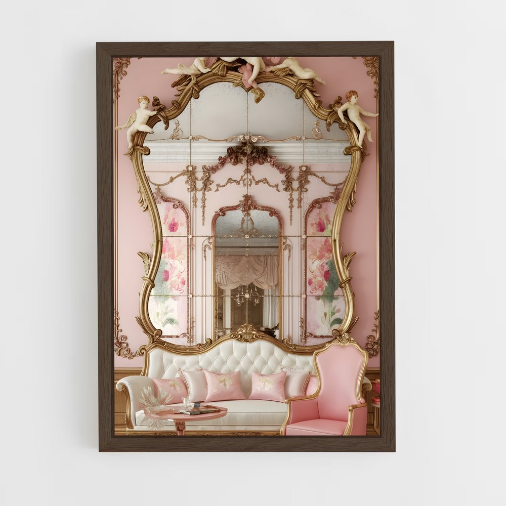 ap-rococo-8 cadre Bois foncé