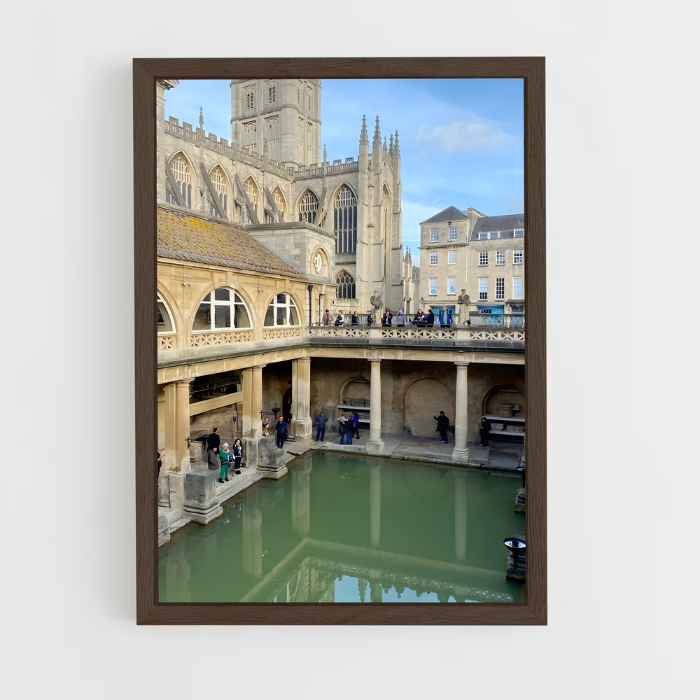 ap-roman baths bath-2 cadre Bois foncé