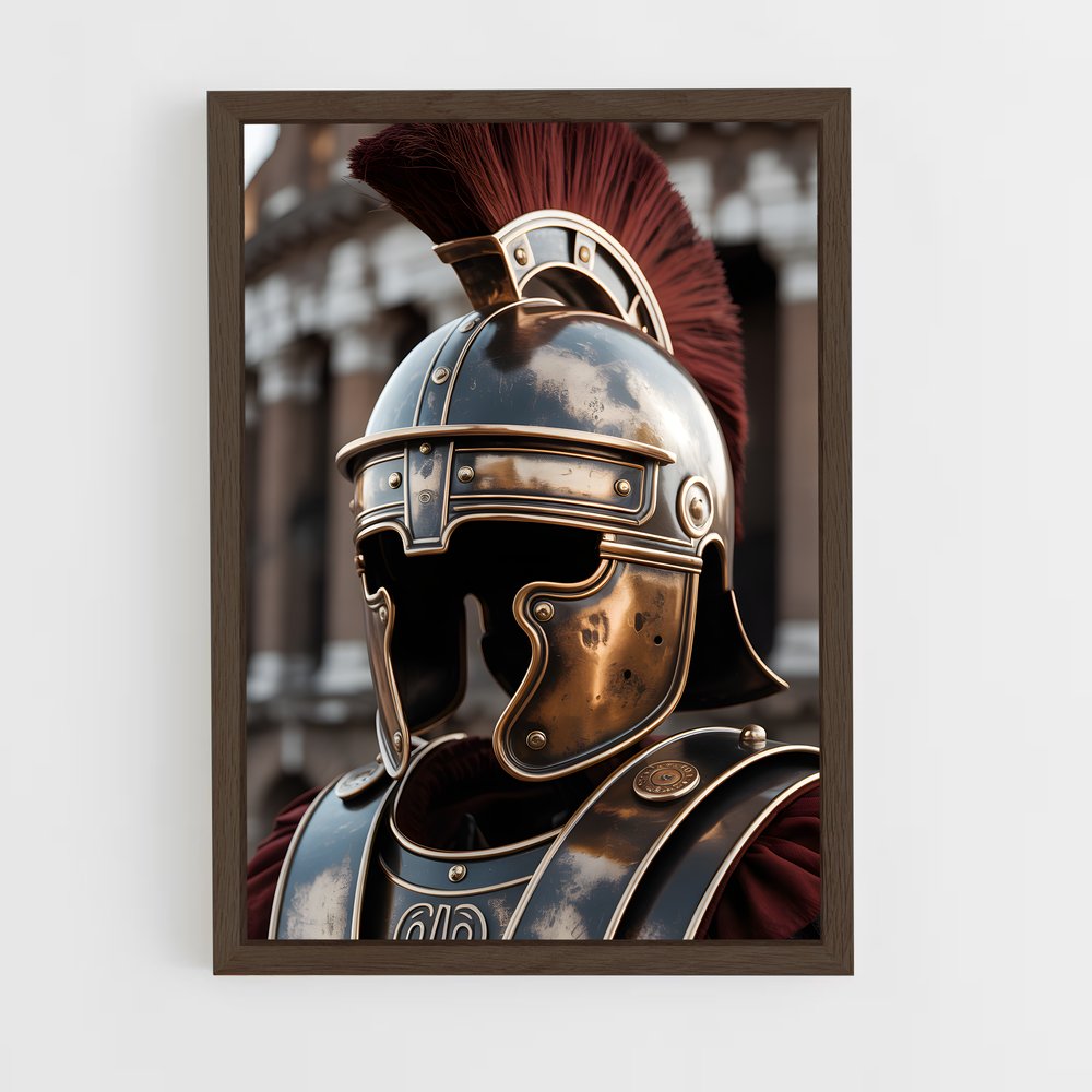 ap-roman helmet-1 cadre Bois foncé