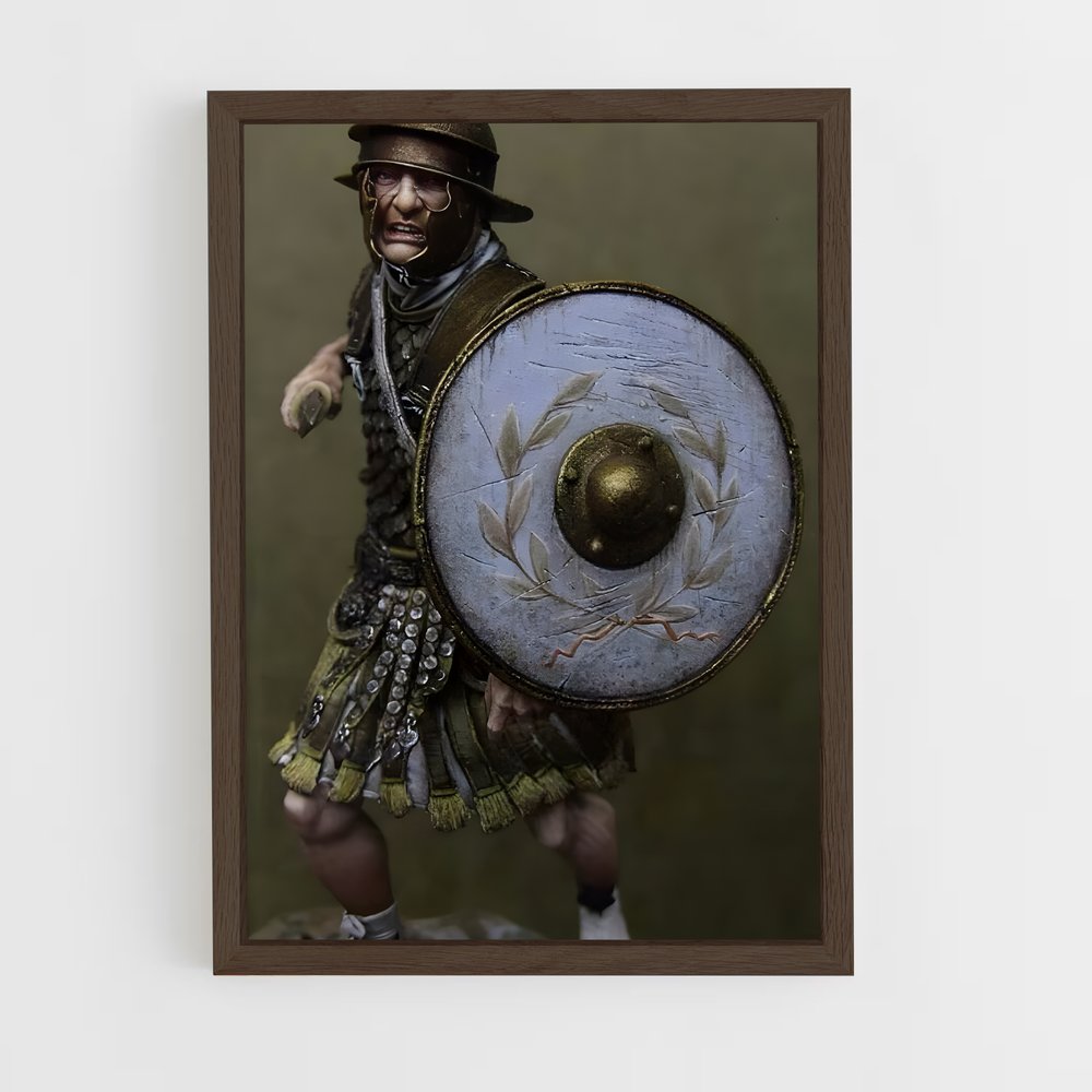 ap-roman shield-1 cadre Bois foncé