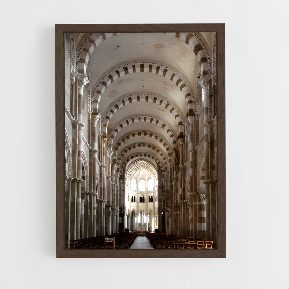 ap-romanesque architecture-7 cadre Bois foncé