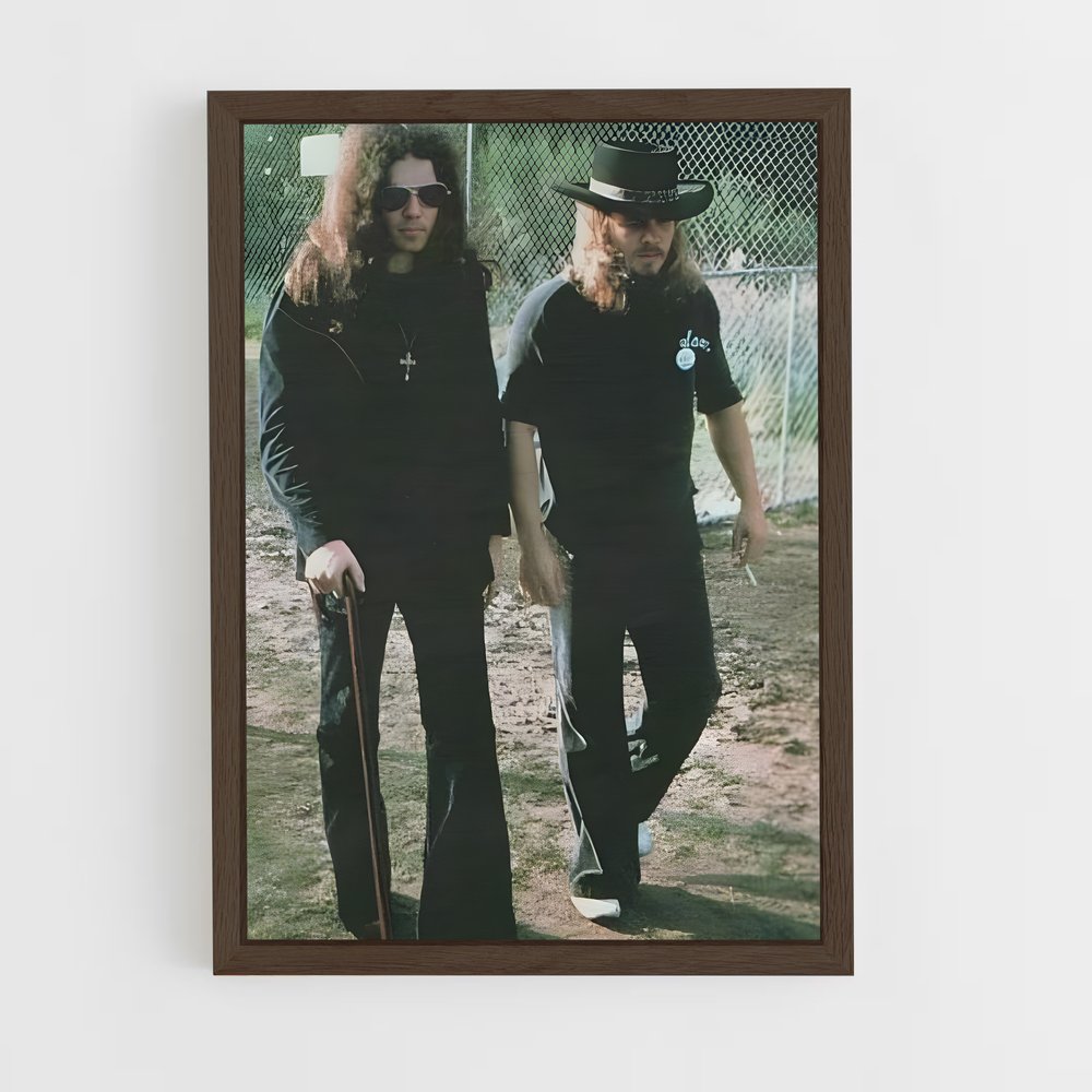 ap-ronnie van zant-3 cadre Bois foncé