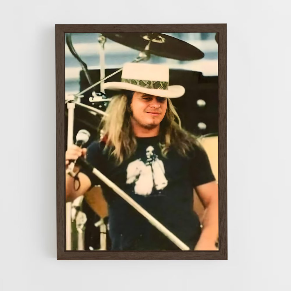 ap-ronnie van zant-5 cadre Bois foncé