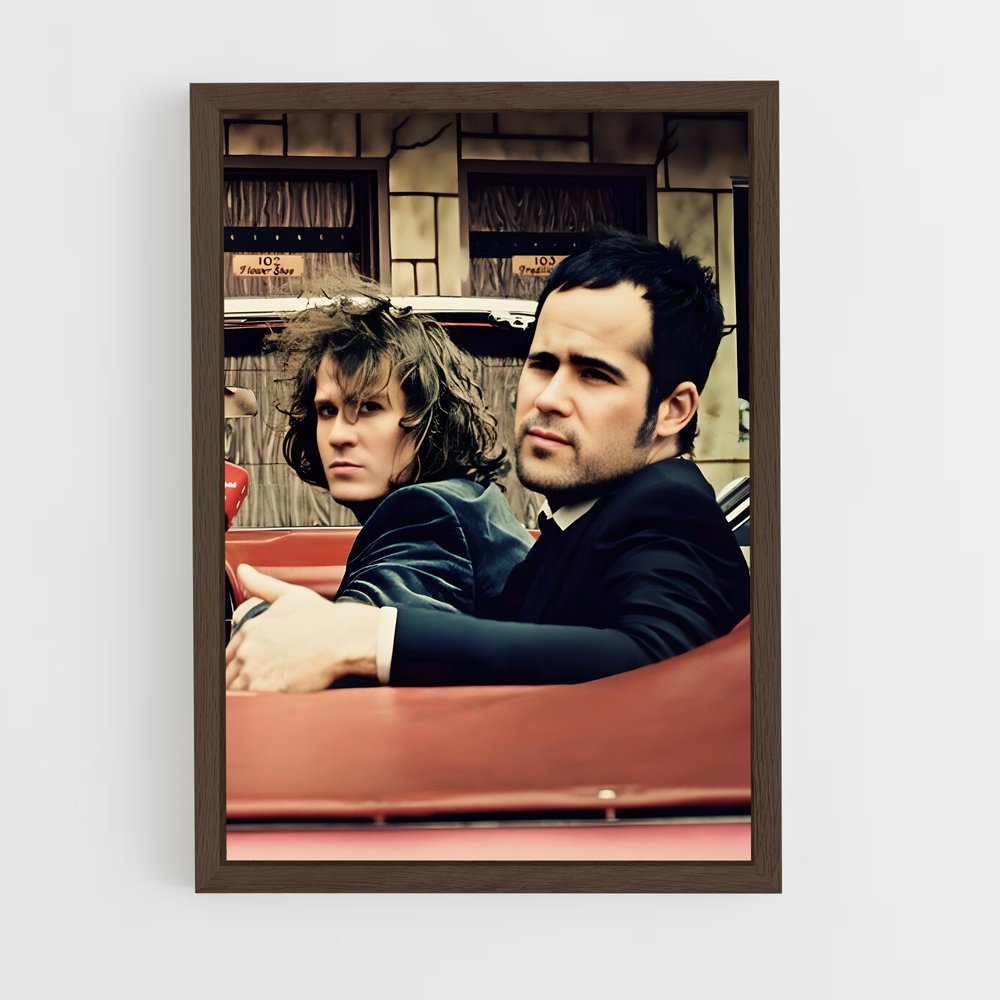 ap-ronnie vannucci-5 cadre Bois foncé