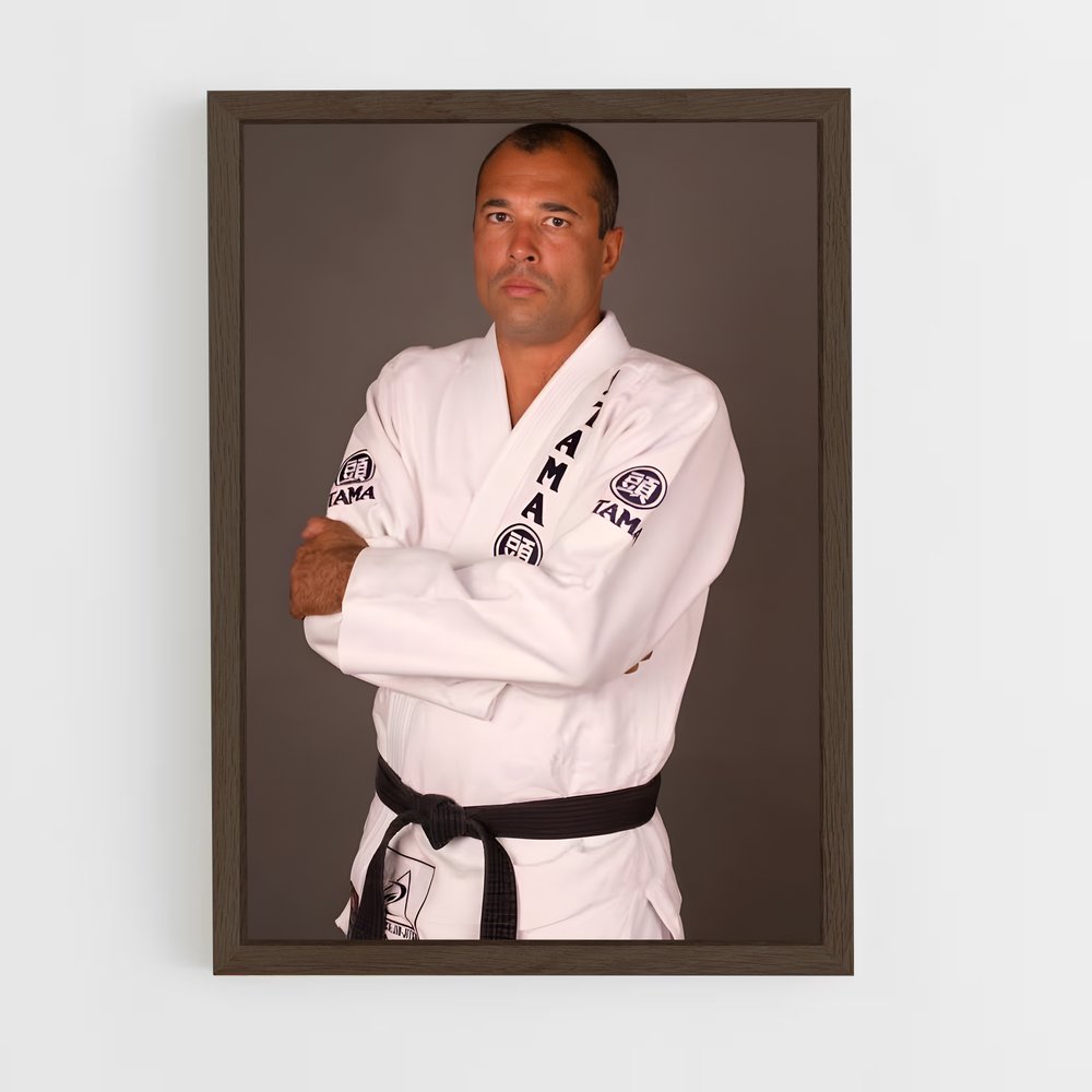 ap-royce gracie-1 cadre Bois foncé