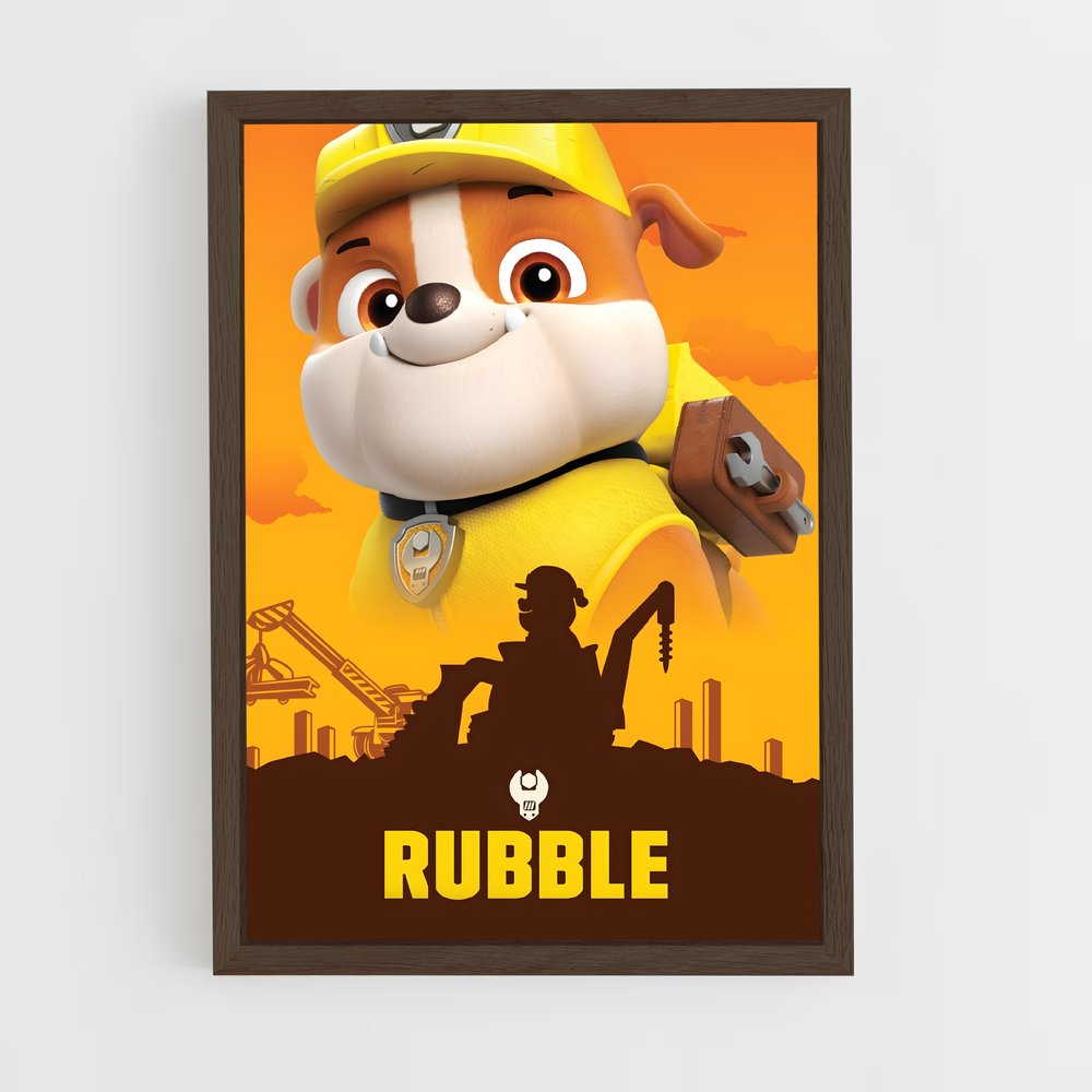 ap-rubble-2 cadre Bois foncé