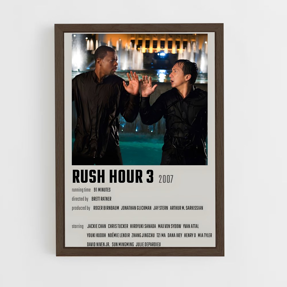 ap-rush hour-4 cadre Bois foncé