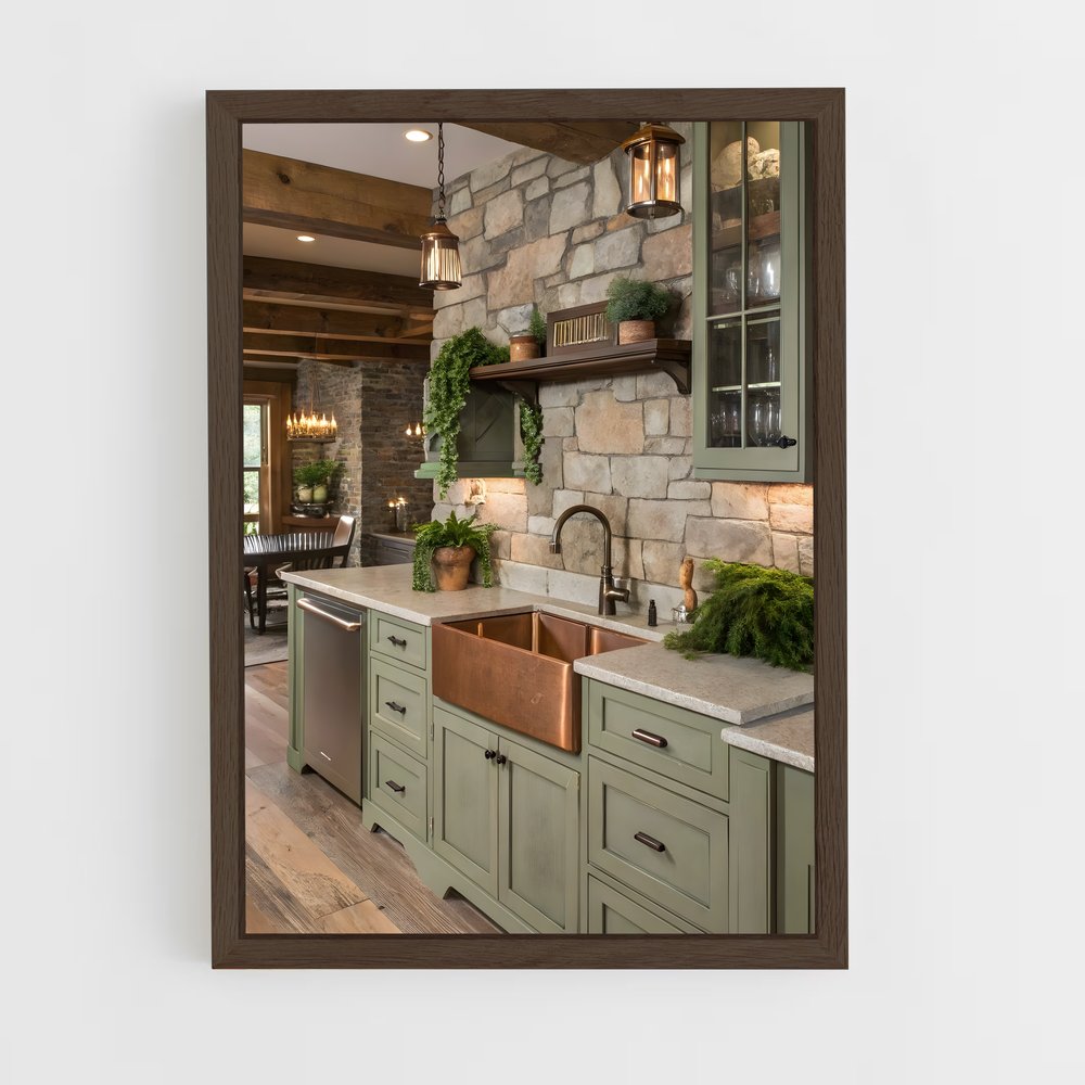 ap-rustic-3 cadre Bois foncé