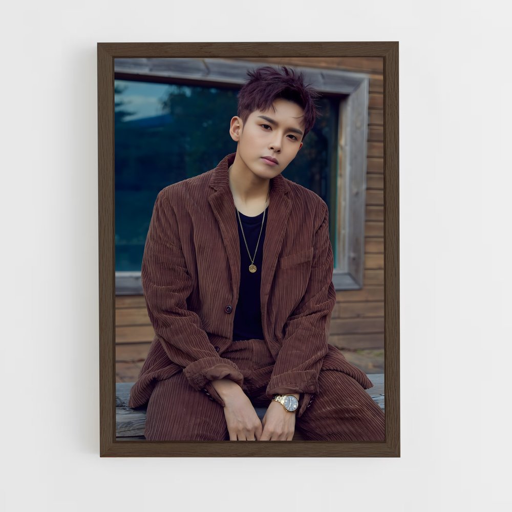 ap-ryeowook-6 cadre Bois foncé