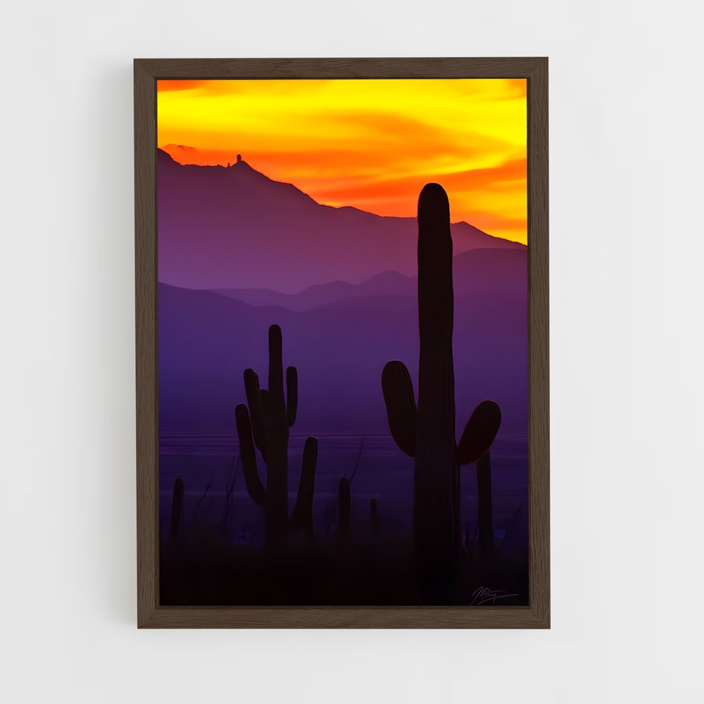 ap-saguaro-4 cadre Bois foncé