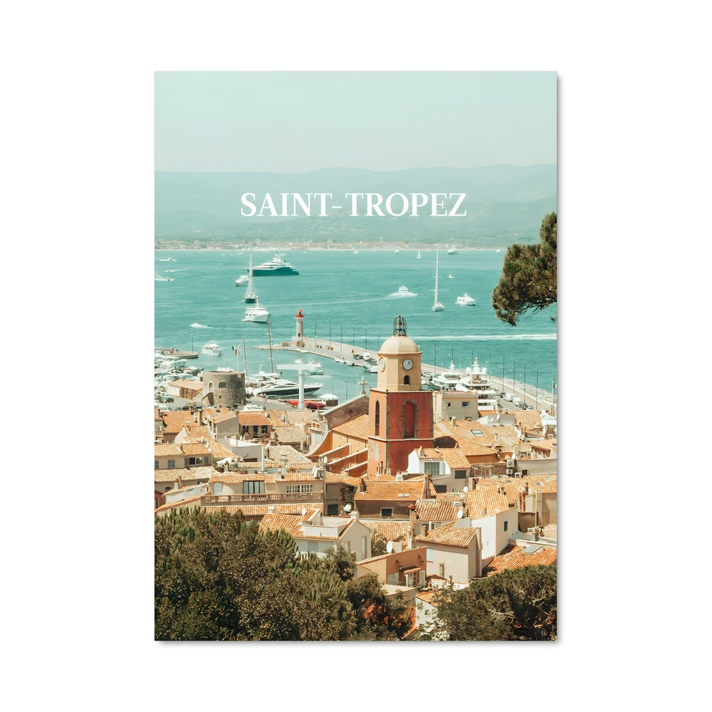 Poster Vue de Saint-Tropez