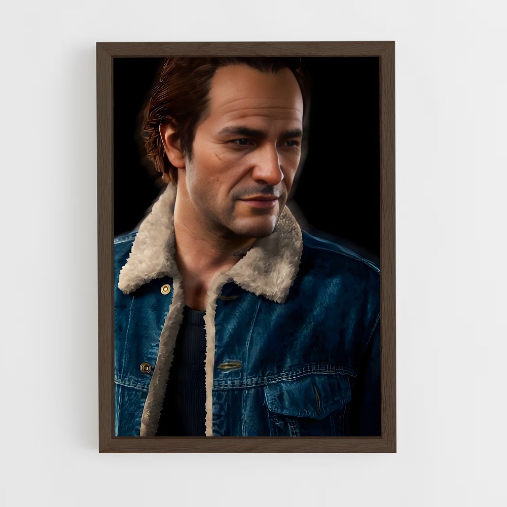 ap-sam drake-2 cadre Bois foncé