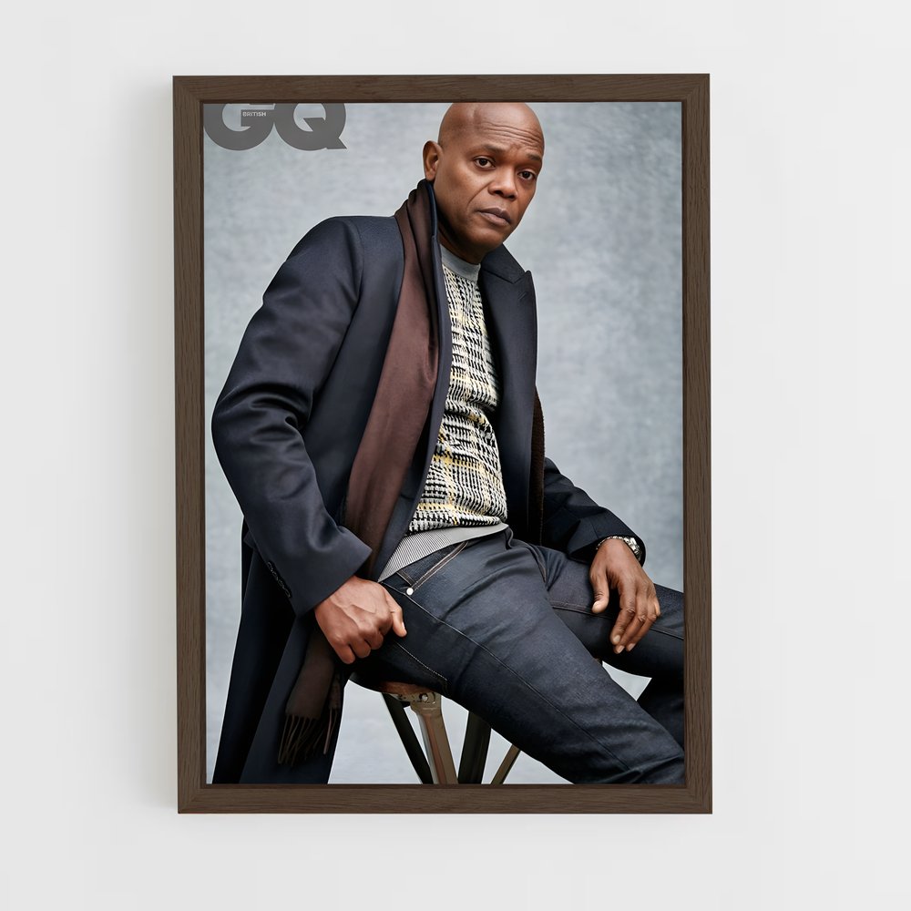 ap-samuel l jackson-3 cadre Bois foncé