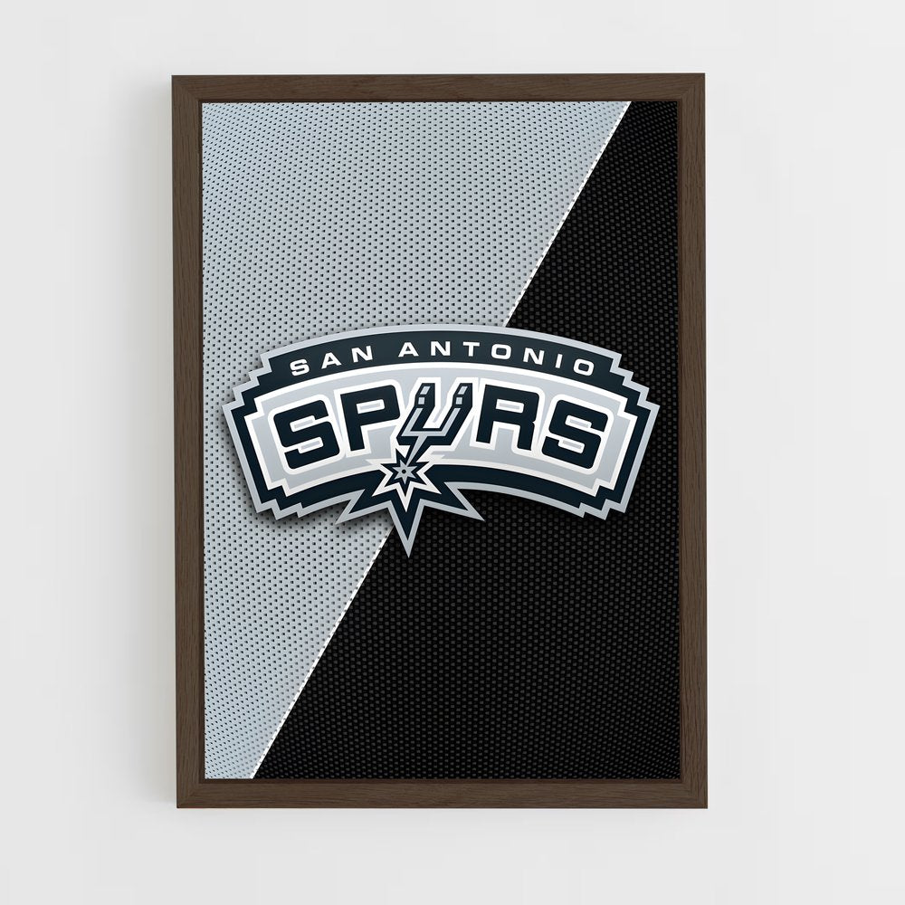 ap-san antonio spurs-7 cadre Bois foncé