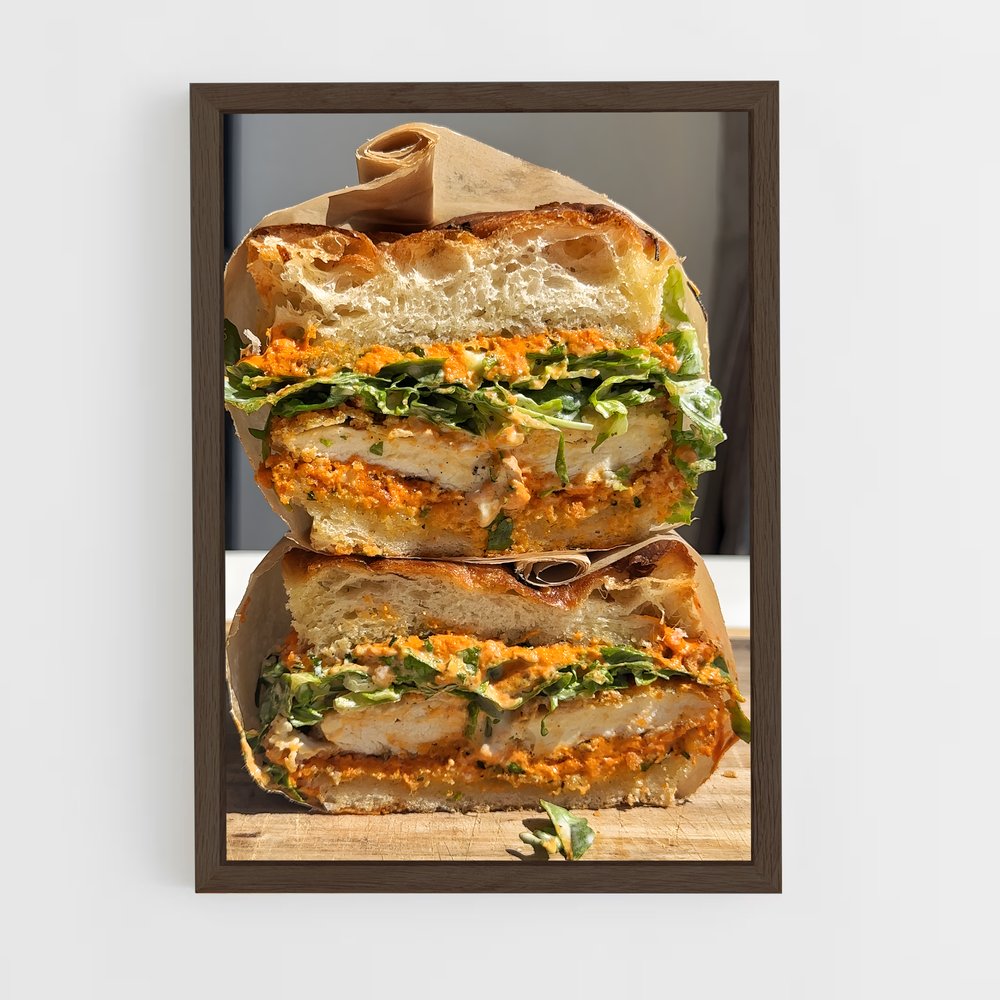 ap-sandwich-6 cadre Bois foncé