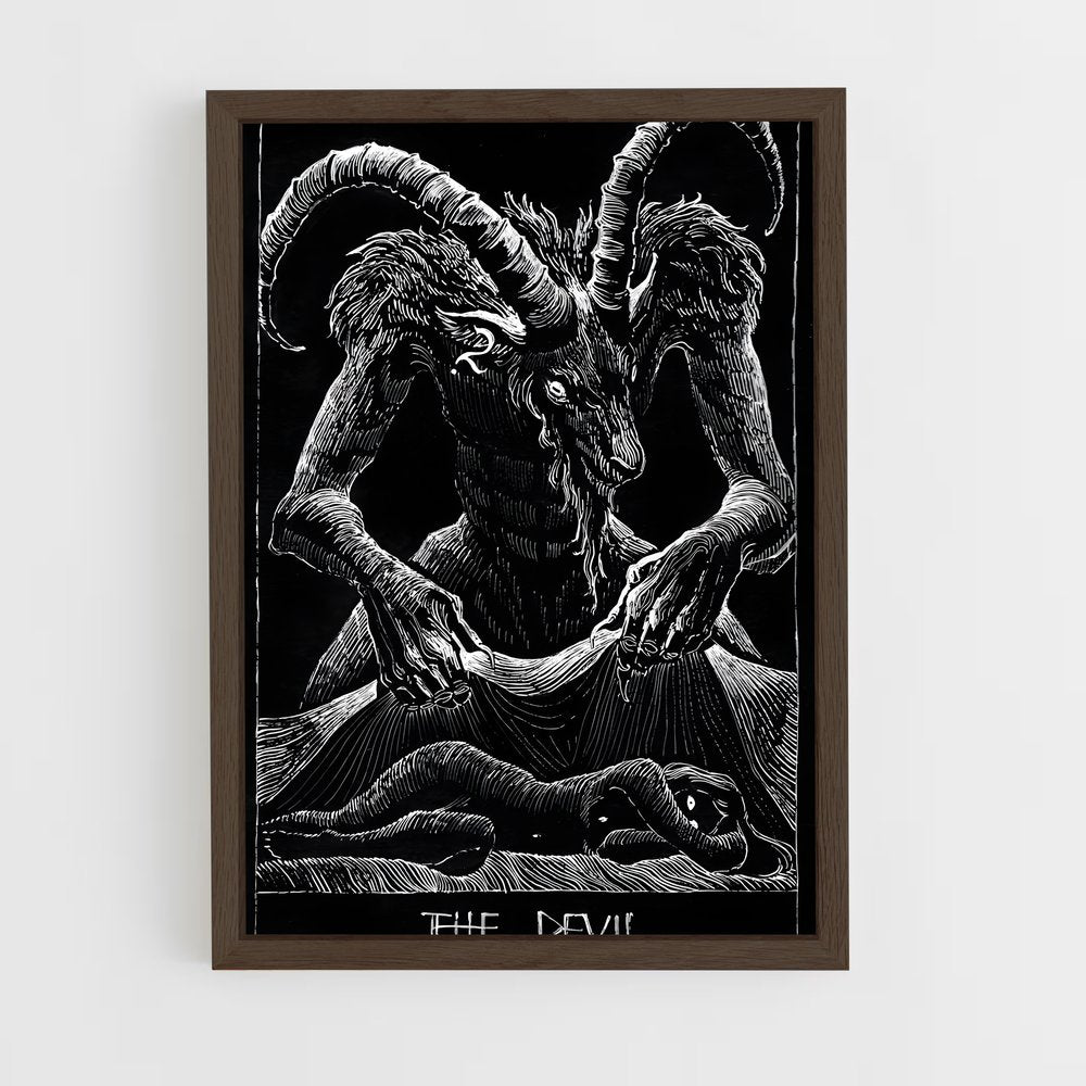 ap-satanic symbols-4 cadre Bois foncé