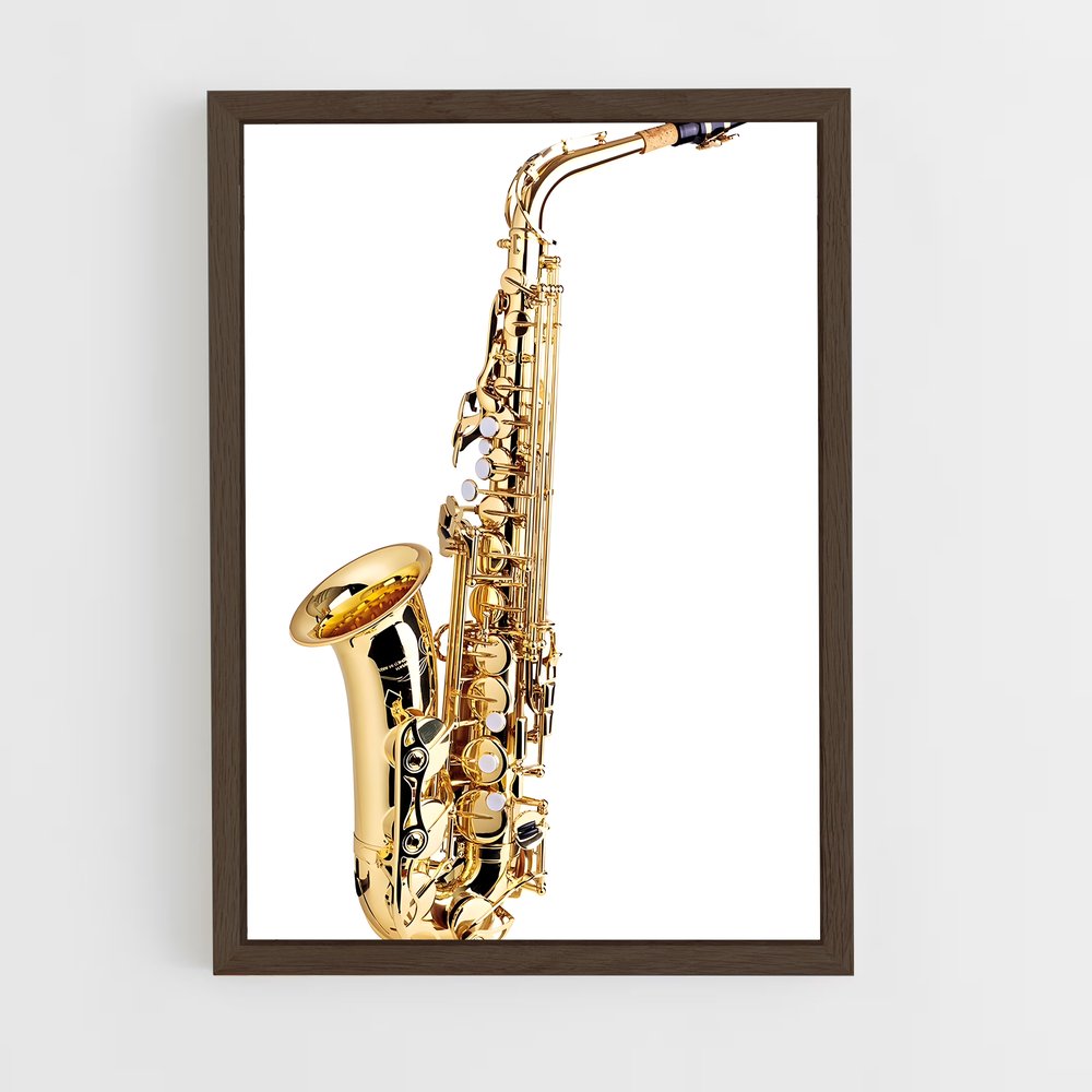 ap-saxophone-1 cadre Bois foncé