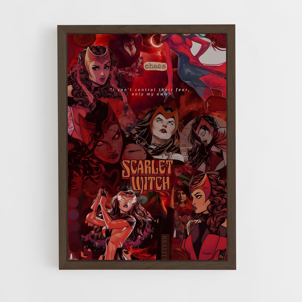 ap-scarlet witch-5 cadre Bois foncé