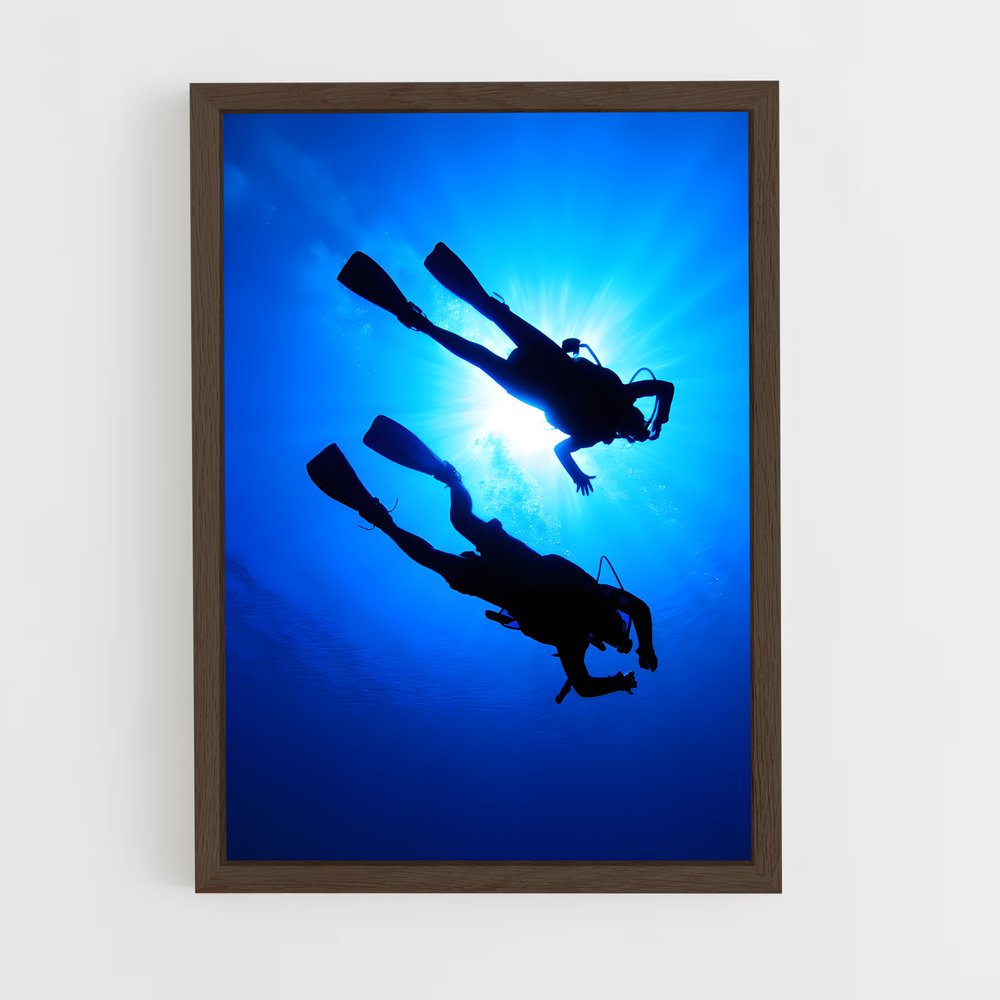 ap-scuba diving-7 cadre Bois foncé