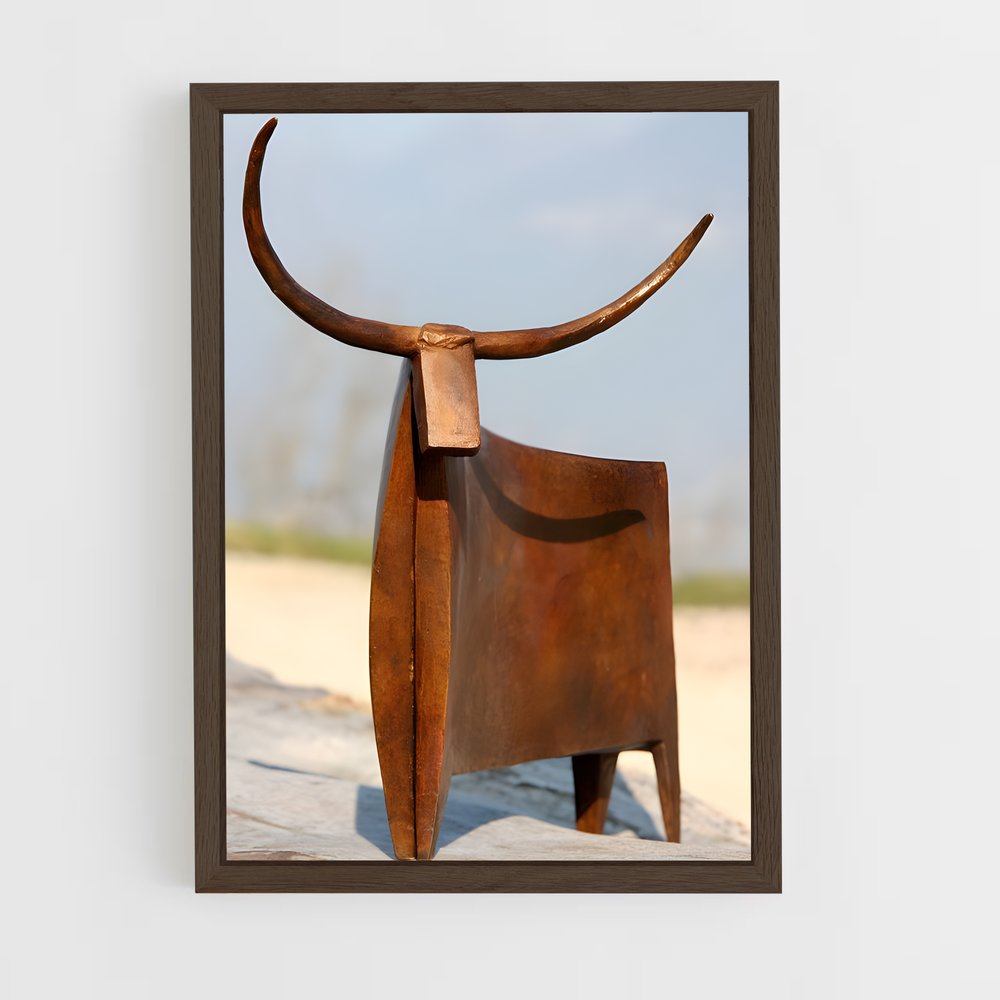 ap-sculpture-21 cadre Bois foncé