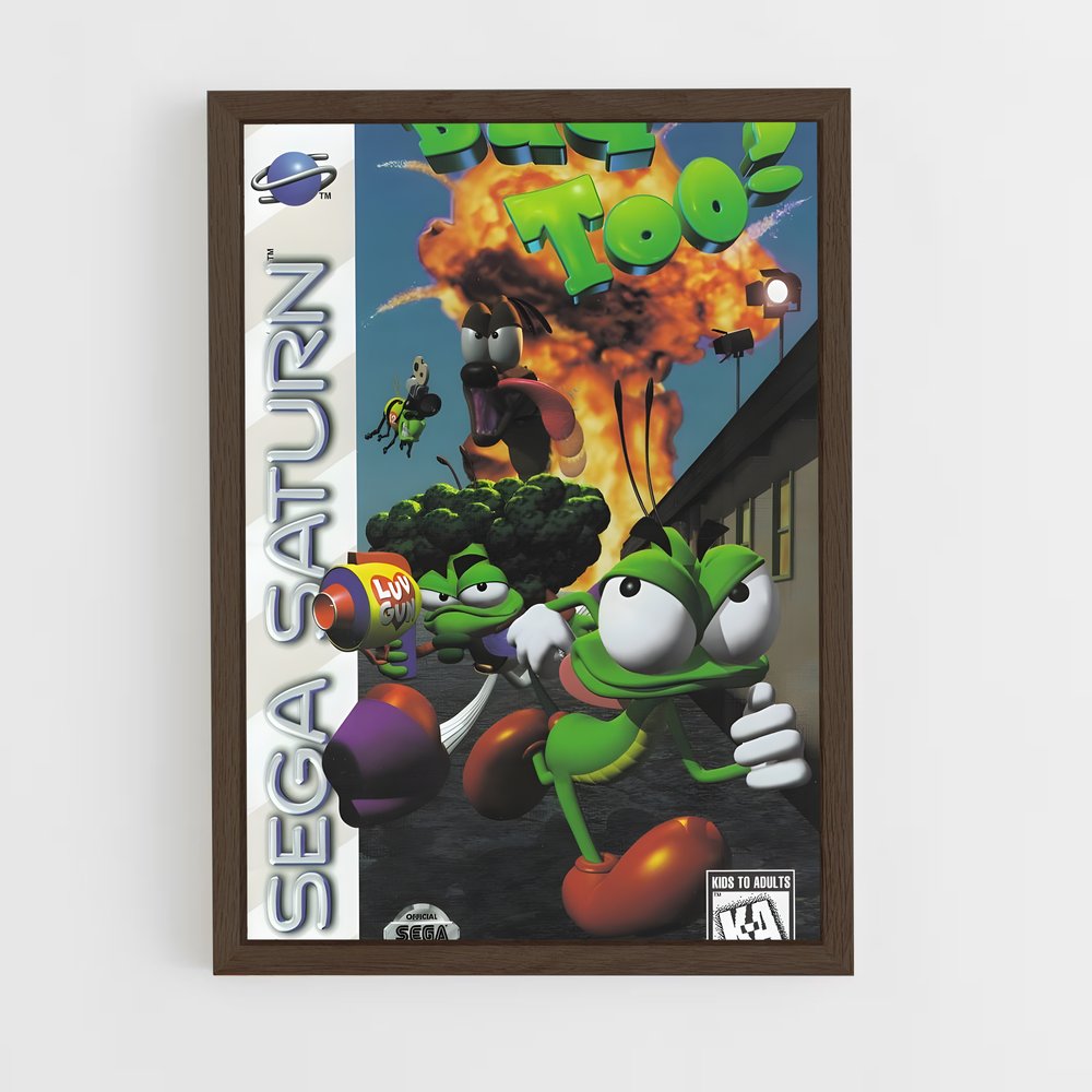 ap-sega saturn-3 cadre Bois foncé