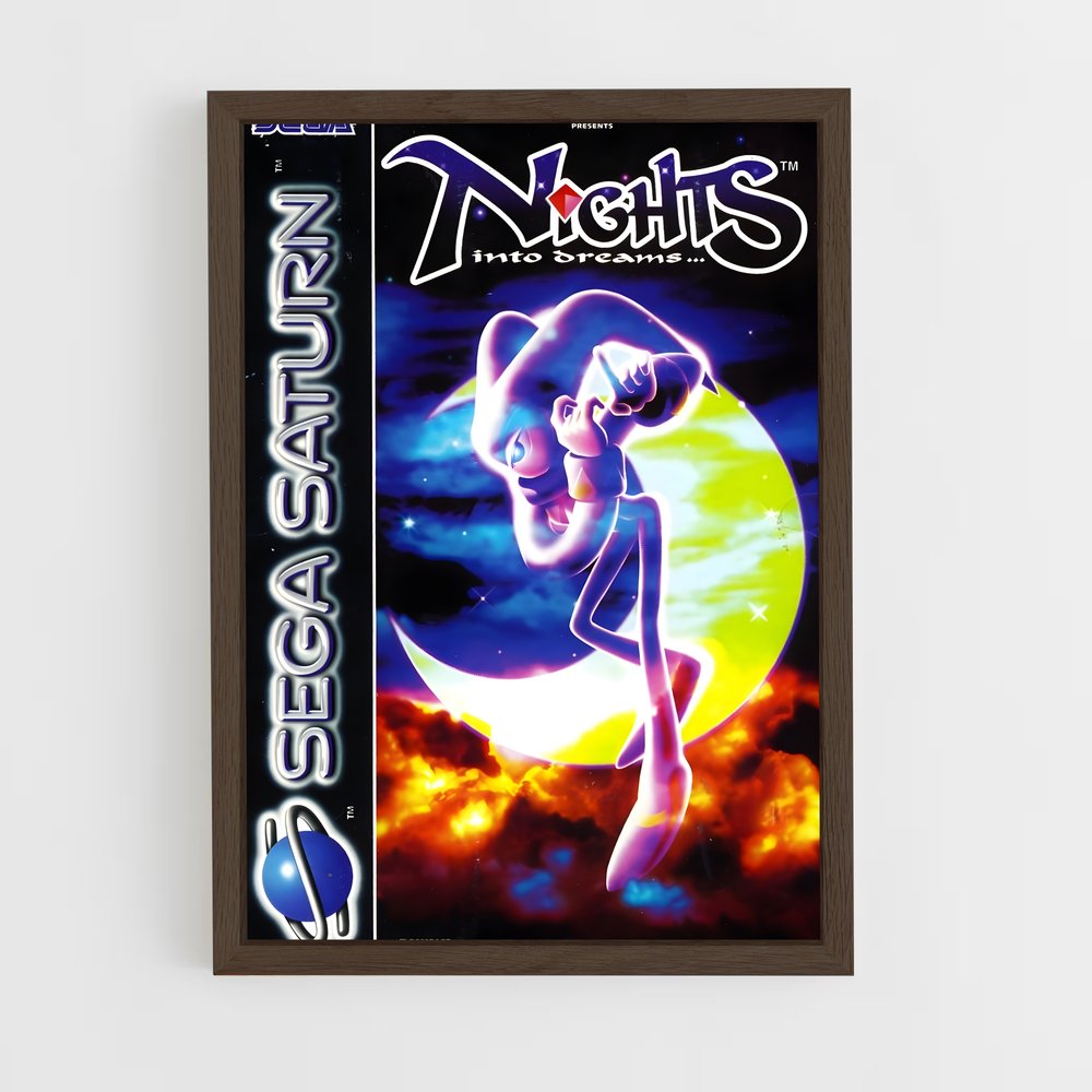 ap-sega saturn-6 cadre Bois foncé