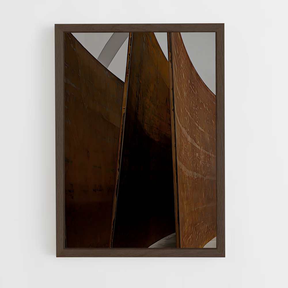 ap-serra tilted arc-2 cadre Bois foncé